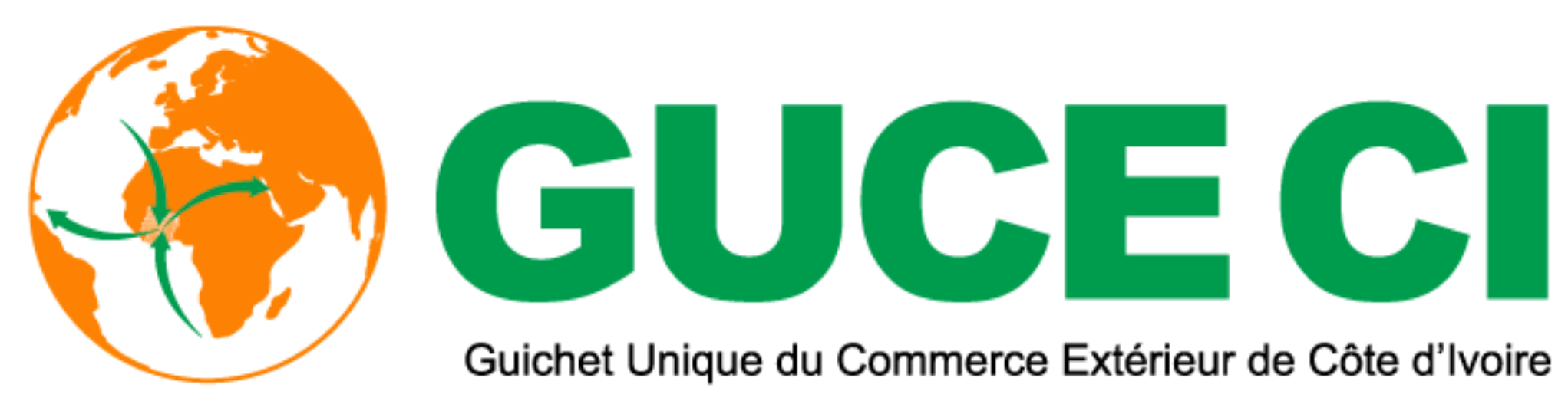 Logo du Guichet Unique du Commerce Extérieur de Côte d'Ivoire (GUCE-CI)